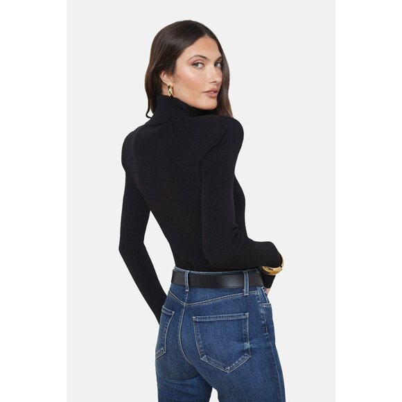 NWT L’AGENCE Reeves Turtleneck Sweater Black Size Small - Picture 4 of 8